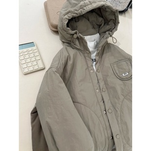 韩版男童中大童新款羽绒棉服秋冬季加厚休闲连帽保暖外套儿童棉衣