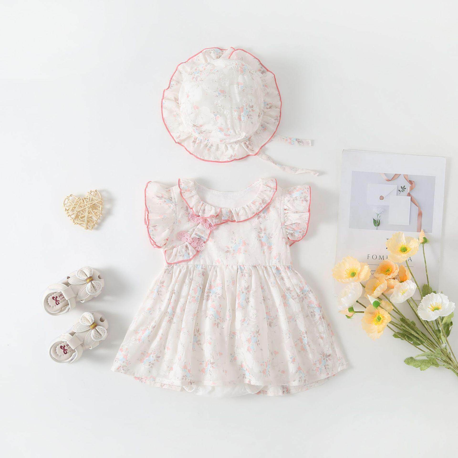 婴儿连体衣裙汉服女宝宝衣服旗袍