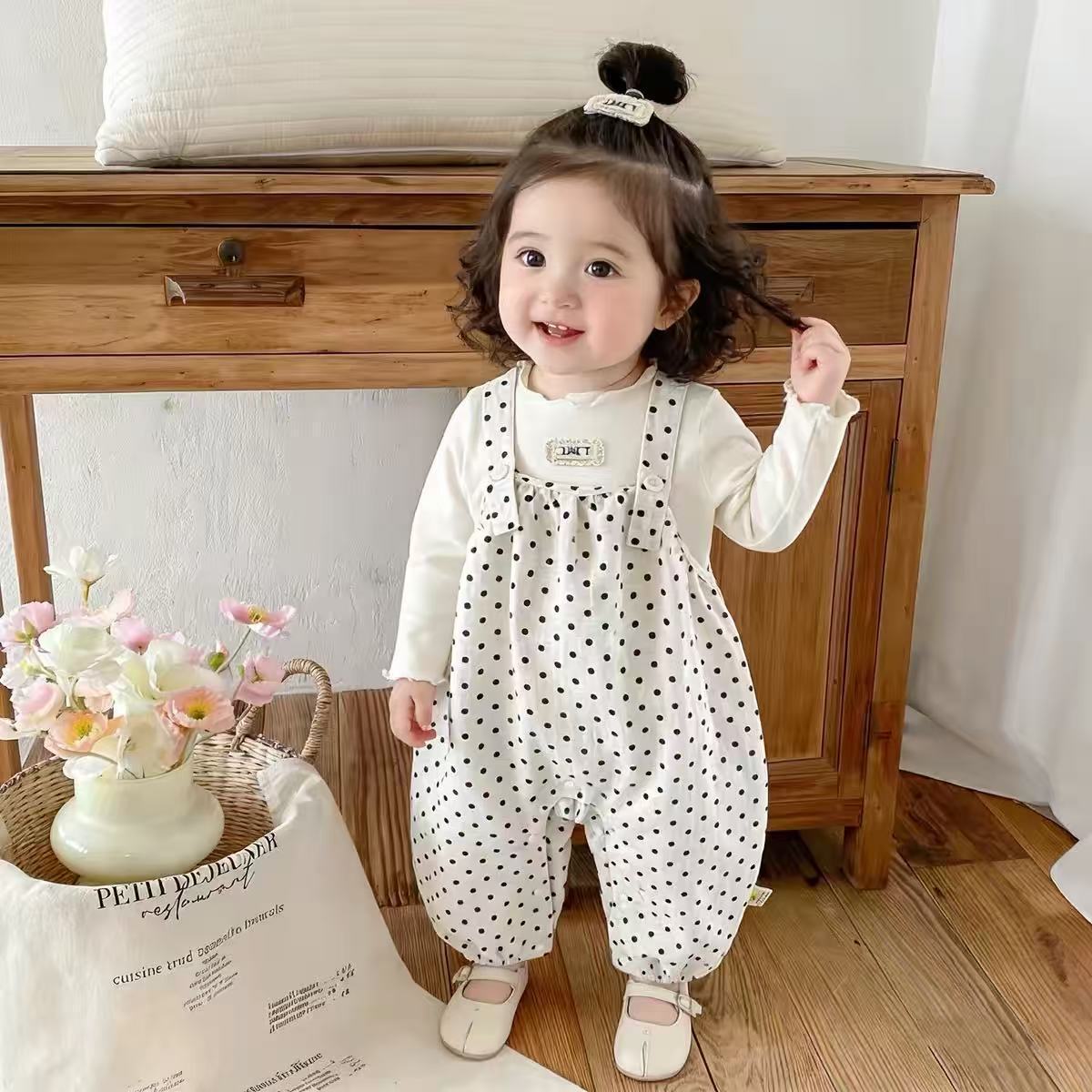 新款韩版童装女宝宝衣服两件套装