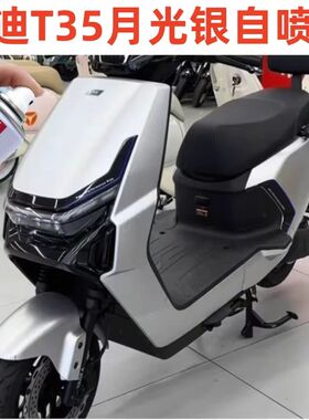 适用雅迪电动车T35T60T55T系列专用自喷漆白色灰色划痕修复车漆