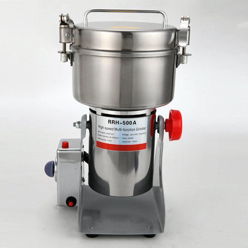 日日红500g多功能粉碎机家用小型打粉机电动磨粉机超细研磨机