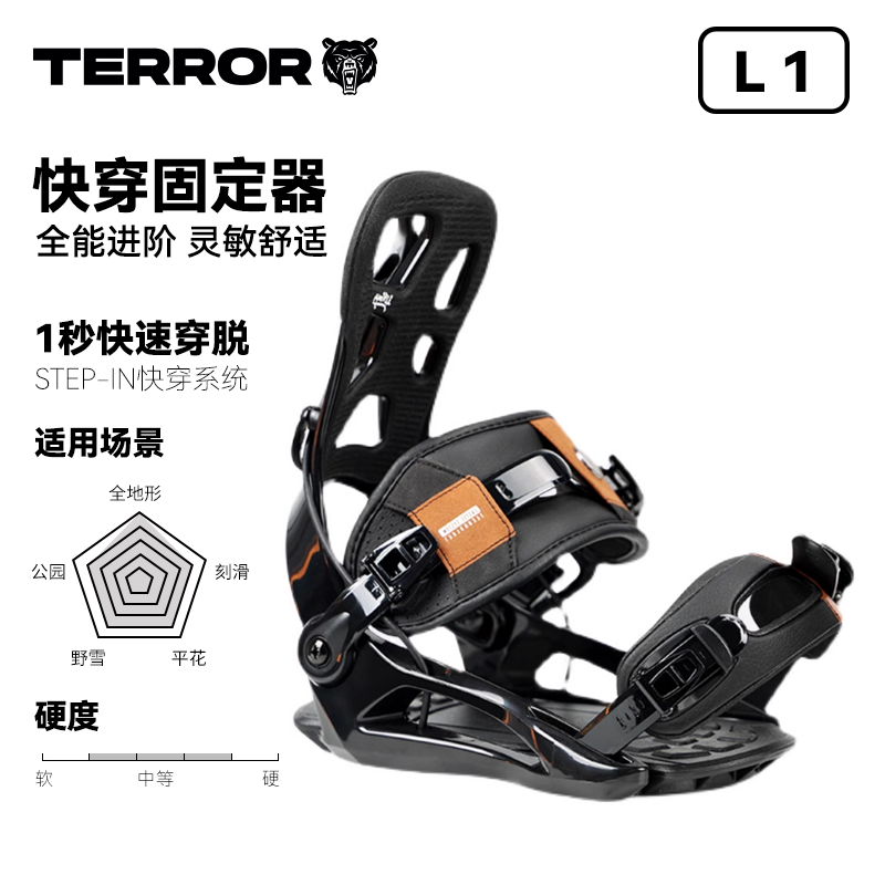 TERROR单板快穿固定器全地形通用