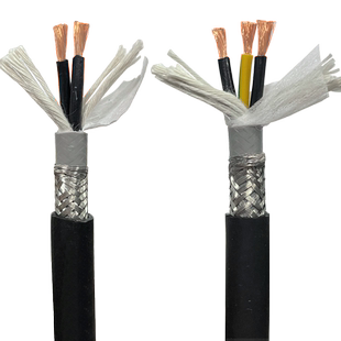 变频器屏蔽电线TRVVYP 2 3 4 5 6 7 8芯高柔性坦克链双护套电缆线