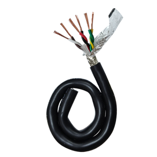 rvsp双绞屏蔽线国标2 8 10铜芯抗干扰强信号线伺服编码器屏蔽电缆