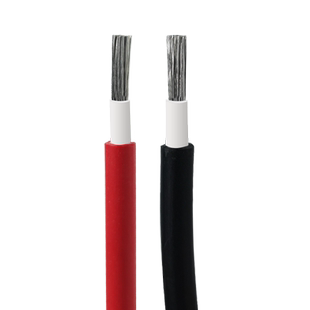 太阳能光伏线耐高温PV1 F 2.5 4 6平方单芯双护套室内外直流电缆