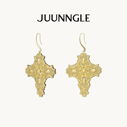 juunngle洲谷铜合金女耳环