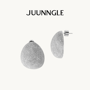 耳墜飾品禮物 JUUNNGLE洲谷鎏沙耳釘女春夏小眾原創(chuàng)氣質(zhì)顯臉小時(shí)尚