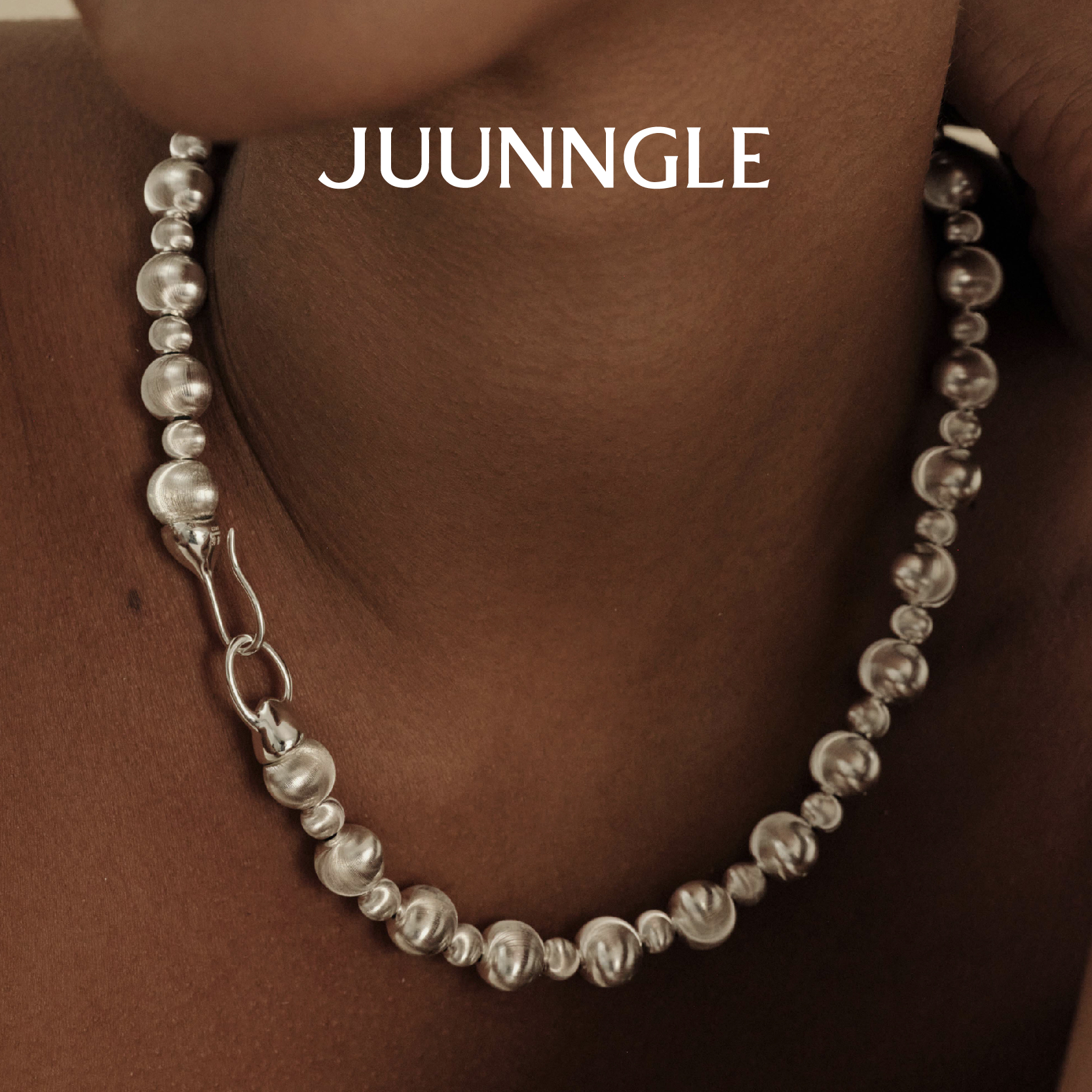 Juunnglelab洲谷鎏光雕花项链