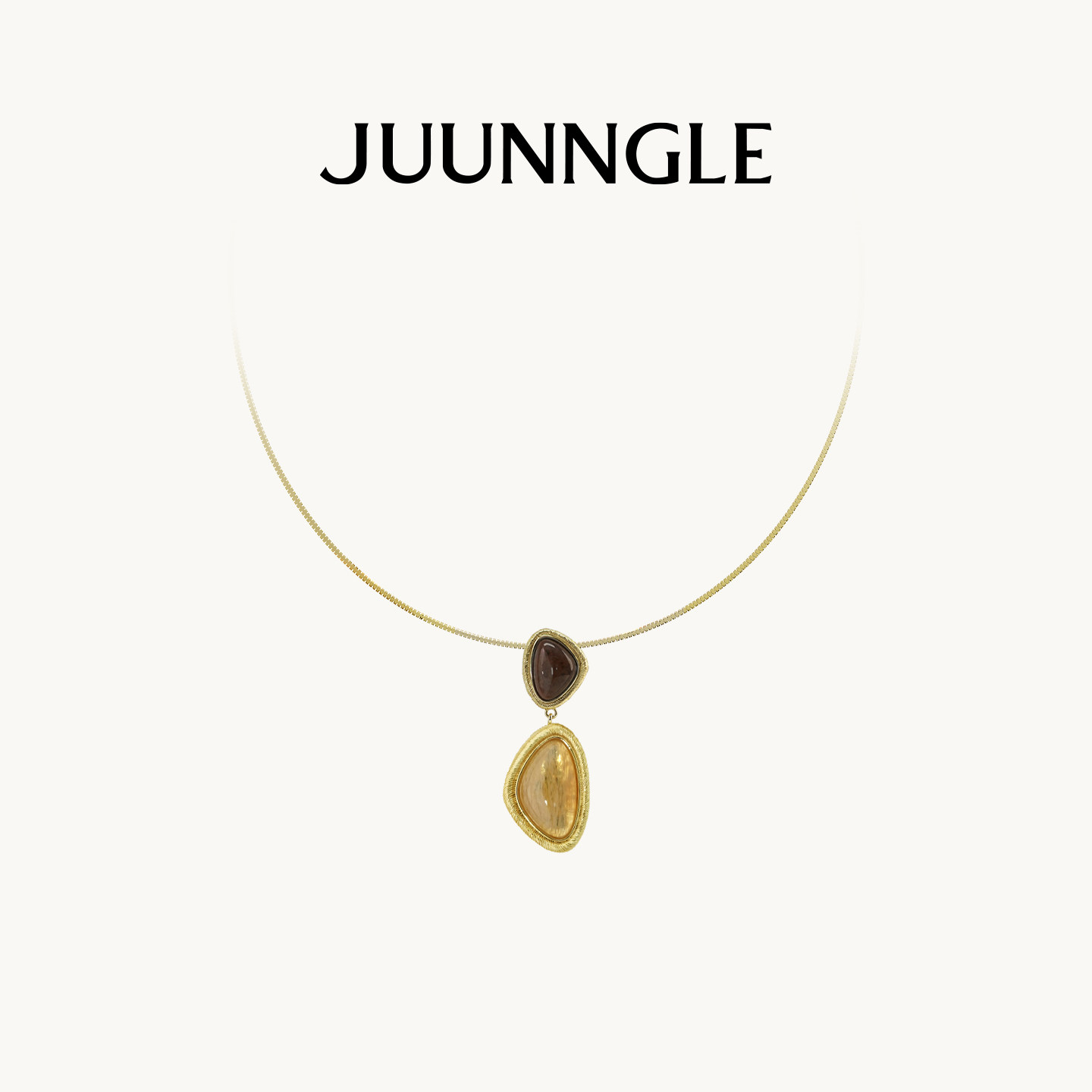 JUUNNGLE洲谷缚光吊坠项链女男小众原创轻奢高级感项圈毛衣链礼物
