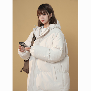 XZ409-1-MY02-P118 连帽棉衣棉袄宽松大码加厚棉服外套（控158）图片
