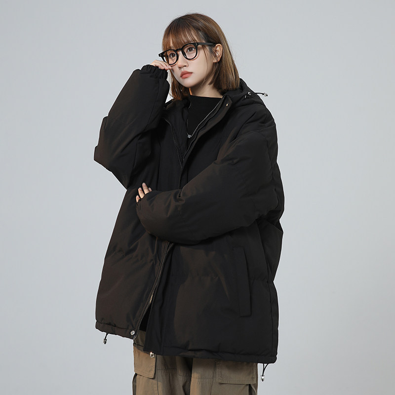 XZ409-1-MY02-P118 连帽棉衣棉袄宽松大码加厚棉服外套（控158）图片