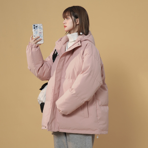 XZ409-1-MY02-P118 连帽棉衣棉袄宽松大码加厚棉服外套（控158）图片