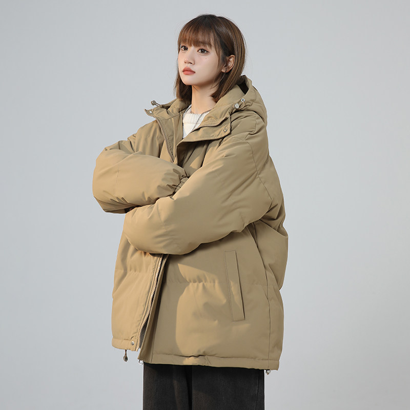 XZ409-1-MY02-P118 连帽棉衣棉袄宽松大码加厚棉服外套（控158）图片