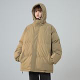 XZ409-1-MY02-P118连帽棉衣棉袄宽松大码加厚棉服外套（控158），男装棉衣，星座1514
