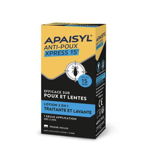 法国Apaisyl anti poux 止痒舒缓 去虱 头发清爽洗发液儿童2岁起