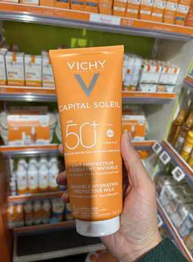 法国版Vichy薇姿水润防晒乳 SPF50 300ml 面部身体防晒乳