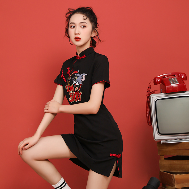 夏季旗袍国风少女年轻款
