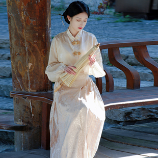 唐装 国风套装 中国风半裙旗袍上衣改良连衣裙汉服马面裙 女装 新中式