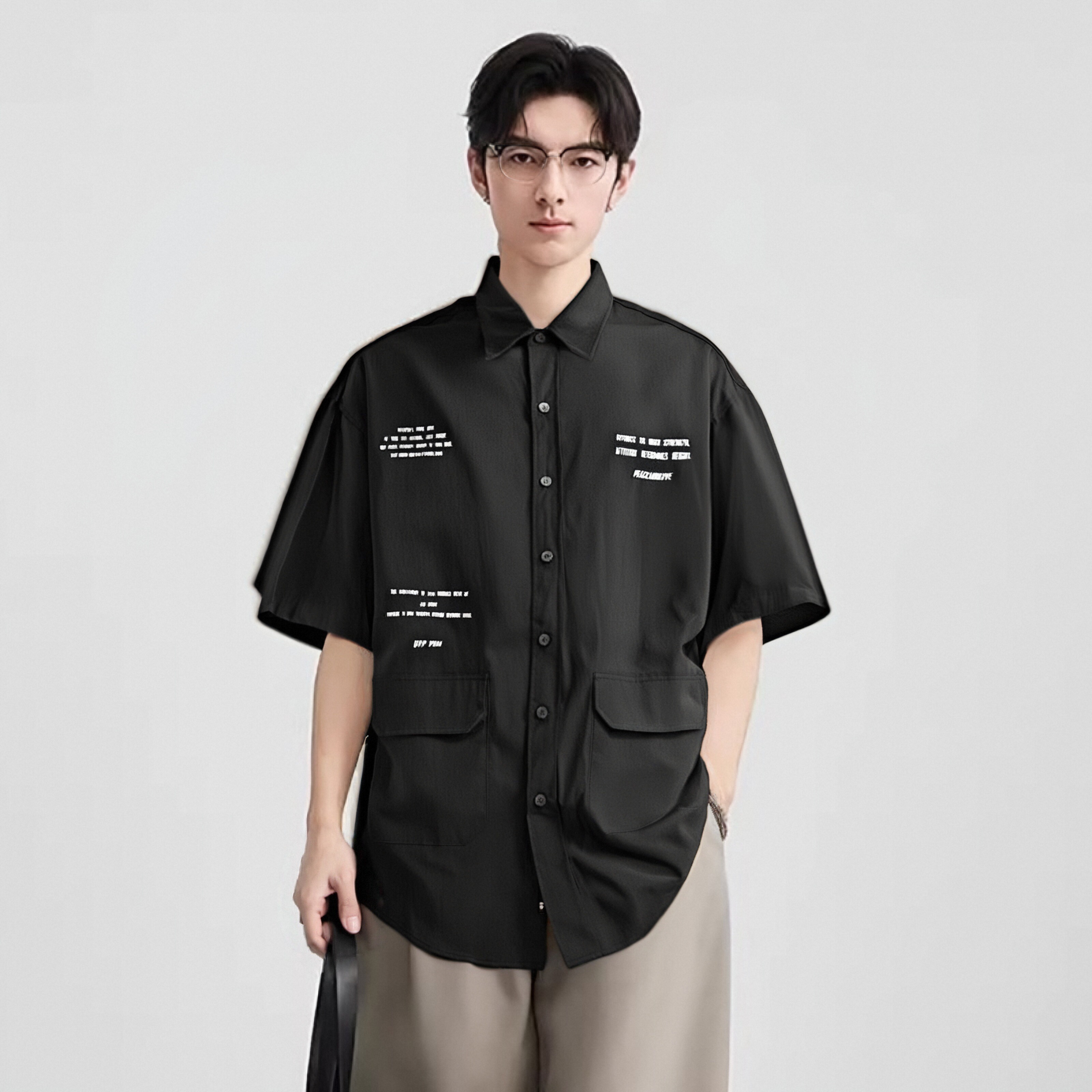 YPUT男装外穿式短袖衬衫YHG123028C