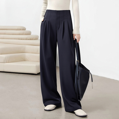 YPUT女装 阔腿气质高腰优雅长裤西裤休闲裤 YHG202107E