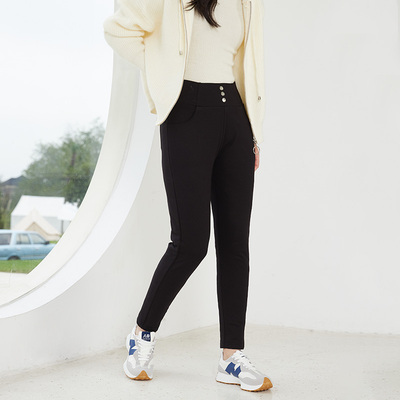 YPUT鹅绒裤女外穿保暖修身小脚弹力打底裤YHD202023G