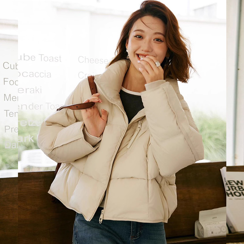 羽绒服女短款连帽宽松潮流时尚休闲外套YHG411720G