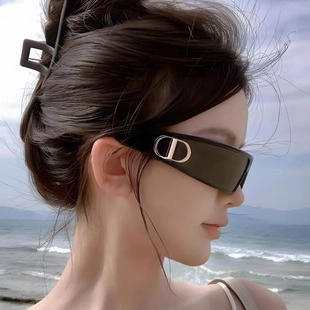 DD未来感发箍墨镜M1U护目镜高级感雪地太阳眼镜Y2K防晒防紫外线