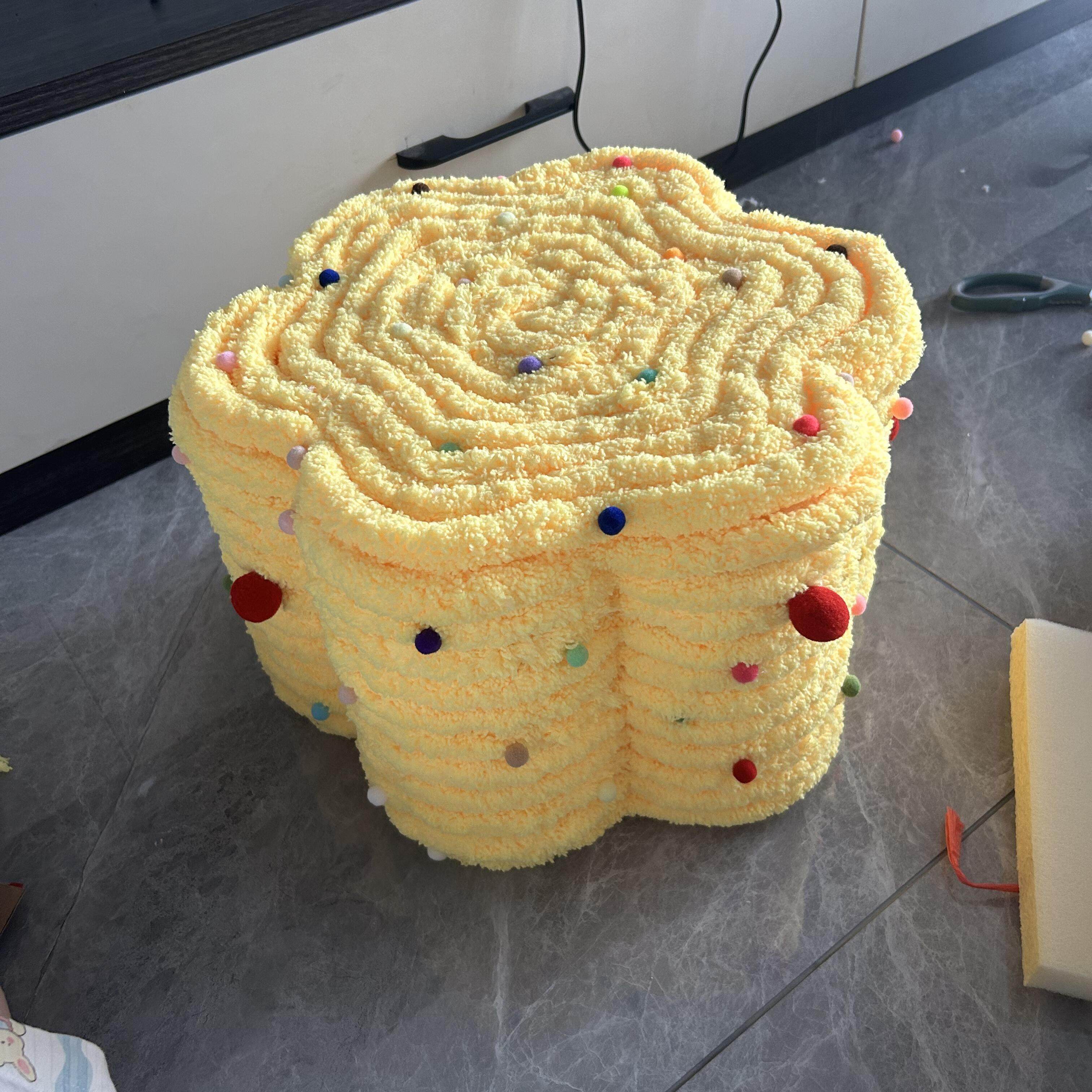 椅子套奶粉罐改造材料包diy板凳