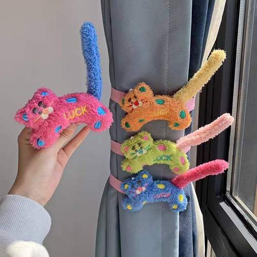 固定扣纱帘装饰绳子luck小猫窗帘