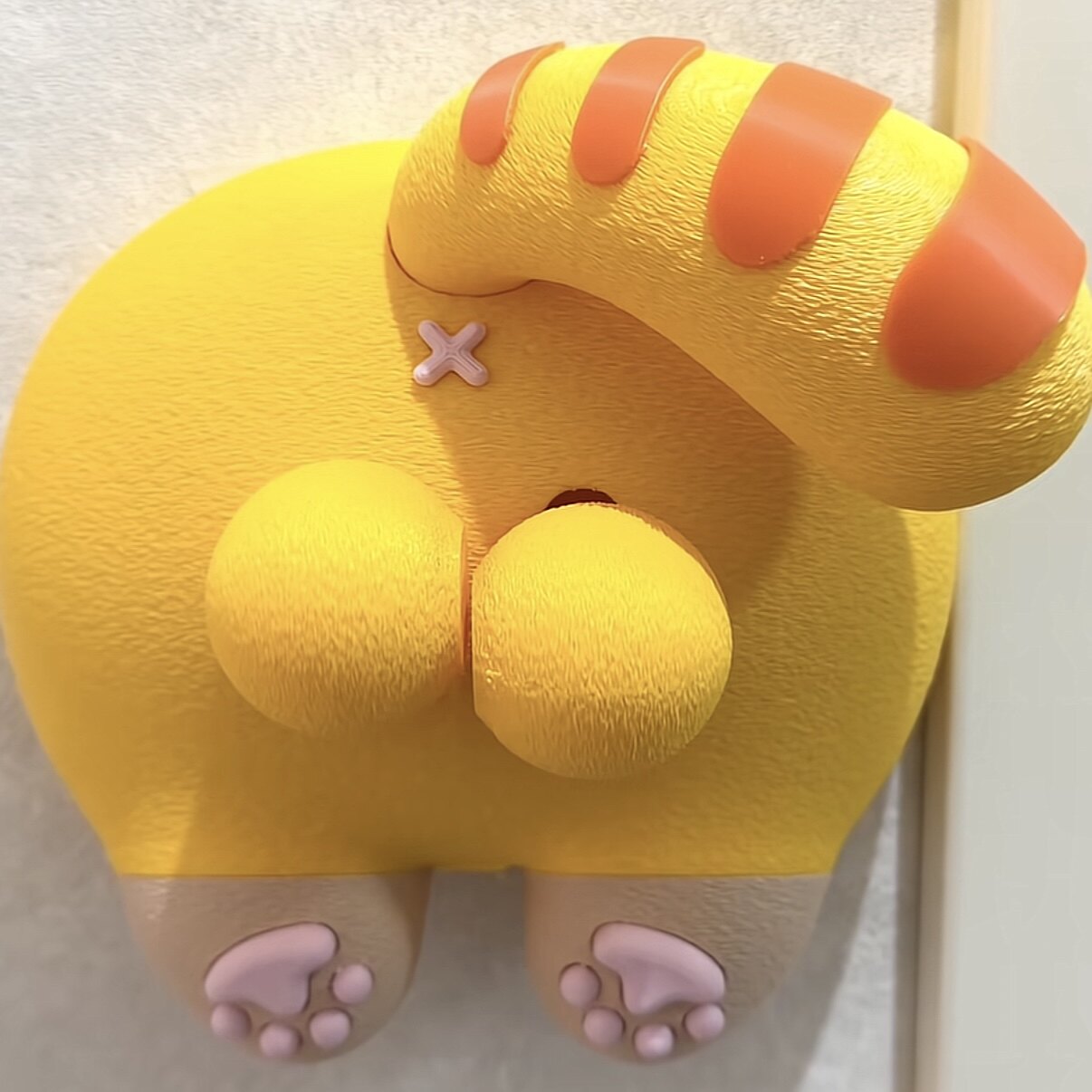 遮丑神器3d猫屁屁开关面板装饰品