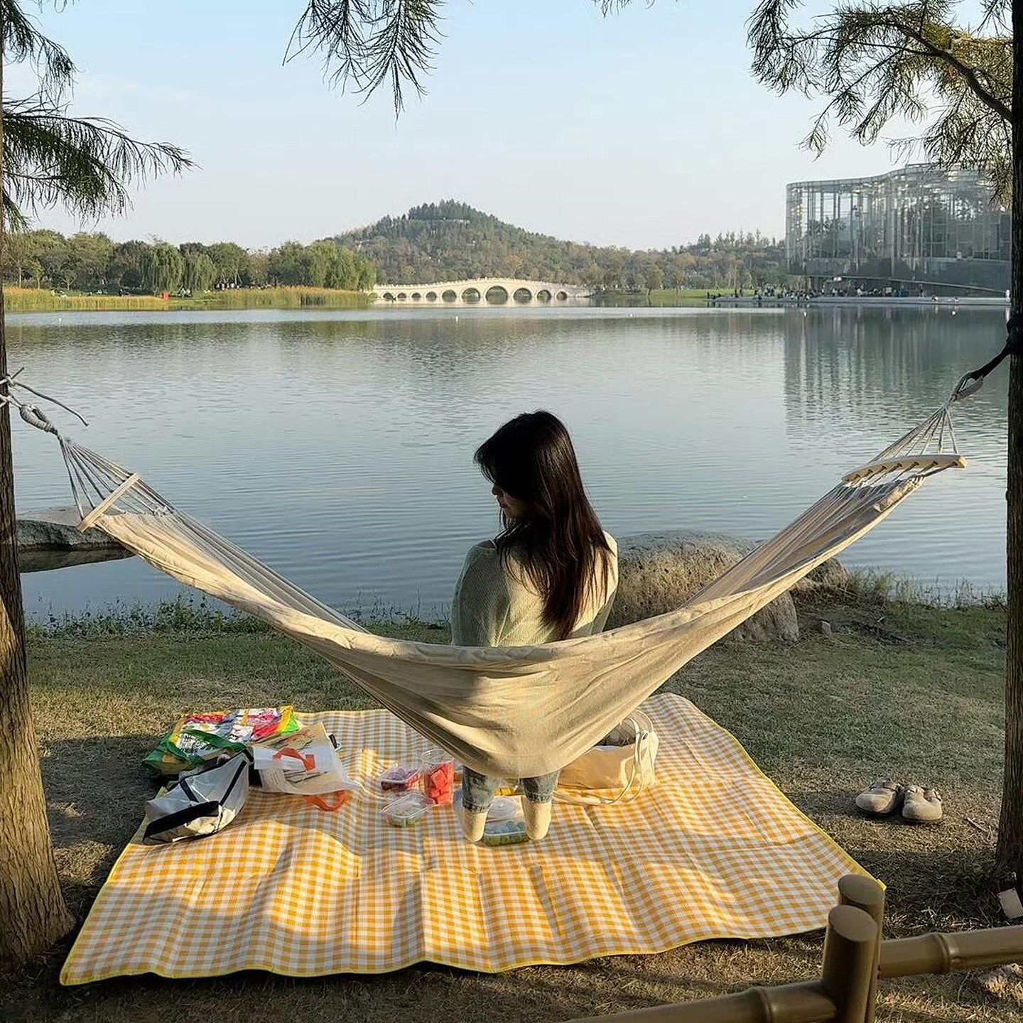 儿童摇篮吊椅吊牀户外成人防侧翻秋千成人家用室内加粗绑绳露营