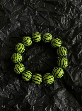 每个人的夏天都需要一条西瓜手串