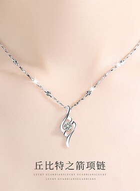 S999纯银项炼夏季配饰女锁骨炼2025轻奢小众高级感生日礼物送女友