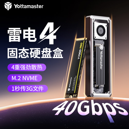 m2固态硬盘盒40Gbps雷电4读取器