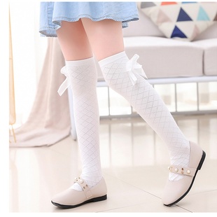 儿童丝袜短款春秋夏女童打底袜裤长筒儿童半截袜夏季薄款女孩袜子