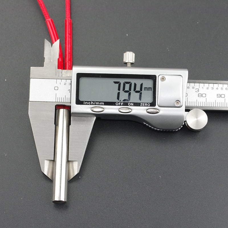 单头电加热管加热棒8X40/8X50/8X60/8XC80/8X90/8X100/8X120/8X20