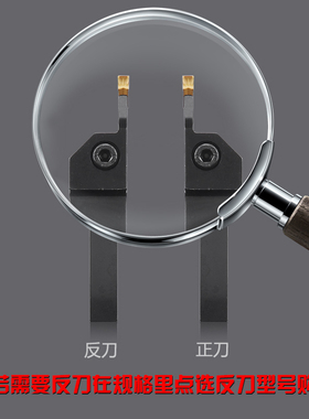 数控槽刀切断刀杆ZQ2020R/2525R-3-4单头外切断刀 车床刀具切槽刀