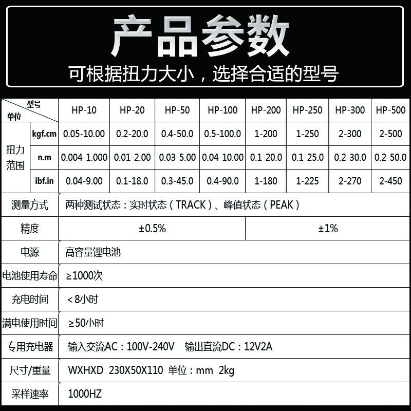 ALIPO电批扭力测试仪HP-1