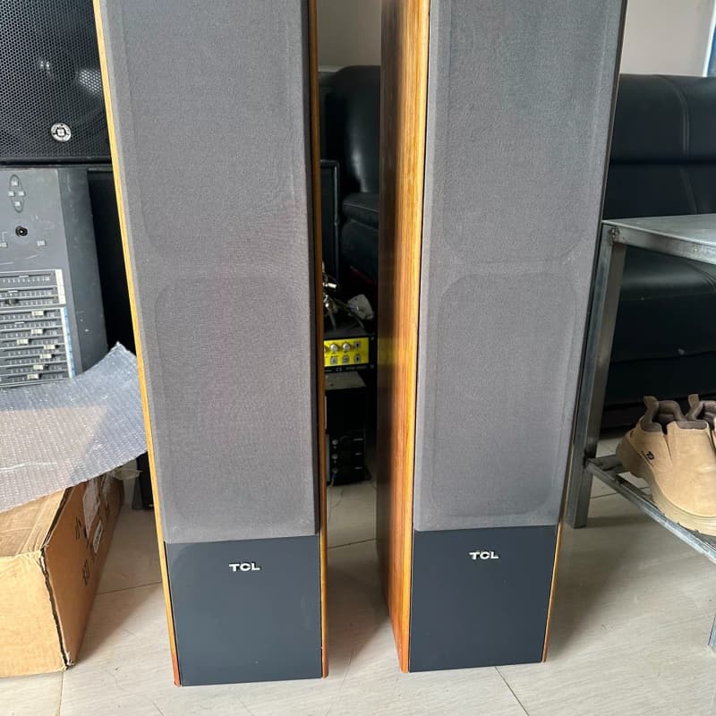 议价TCL TS-106落地音箱一对，原装正品，参数见图。箱体有