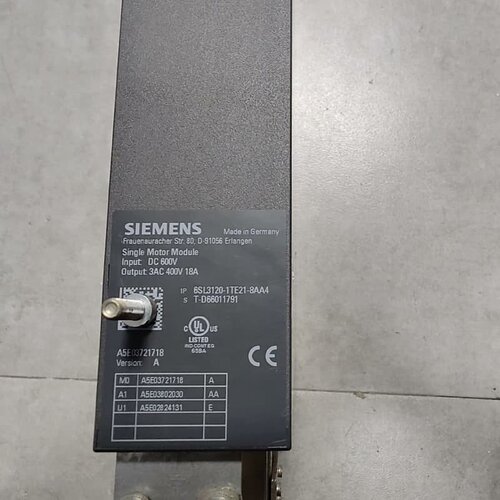 议价6SL3120-1TE21-8AA4 西门子驱动器 3AC维修