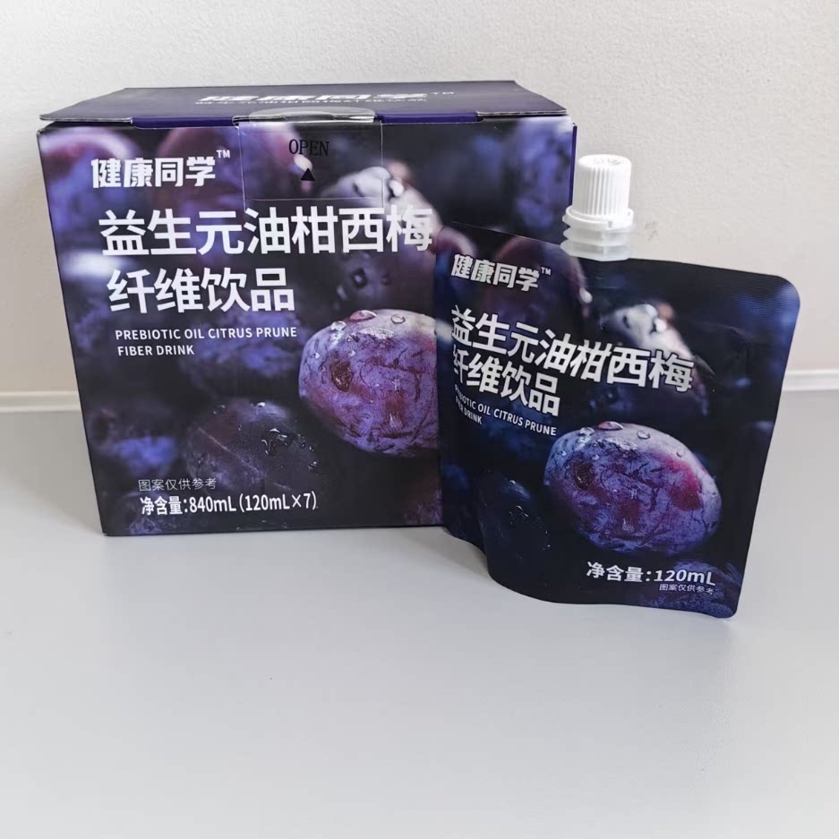 惠加力健康同学益生元西梅汁纤维饮品西梅原浆果蔬汁饮料蓝莓果汁