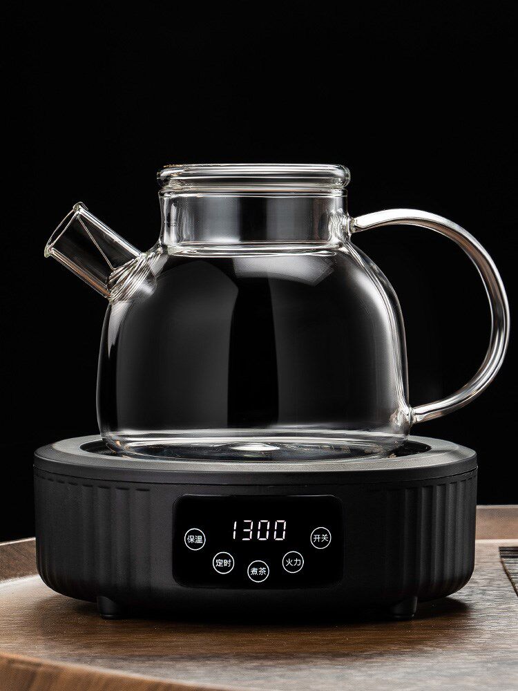 电陶炉加热玻璃烧水壶耐热加厚煮水壶茶具养生泡茶水果花茶壶套装
