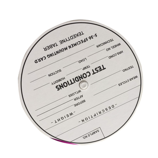 TABER贴纸 S-36贴纸 TABER磨耐机用贴纸 试件标签 不干胶贴纸