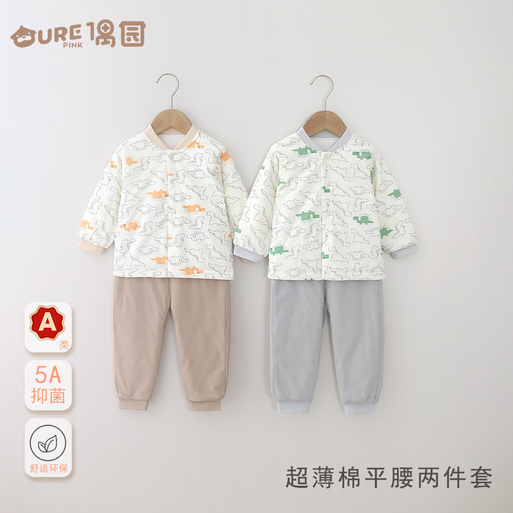 婴幼儿连体春秋冬季爬服偶园