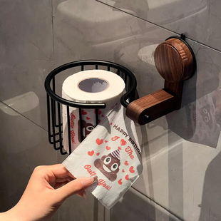 【新家的100个快递】吸盘卫生间纸巾盒壁挂式高级感抽纸置物架
