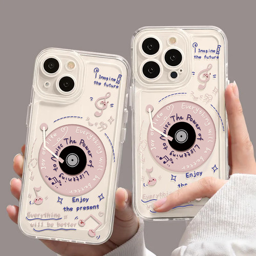 硅胶软壳苹果透明手机壳ins风