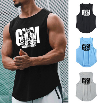 mens vest summer tank man gym singlet男背心健身汗衫夏新舒适