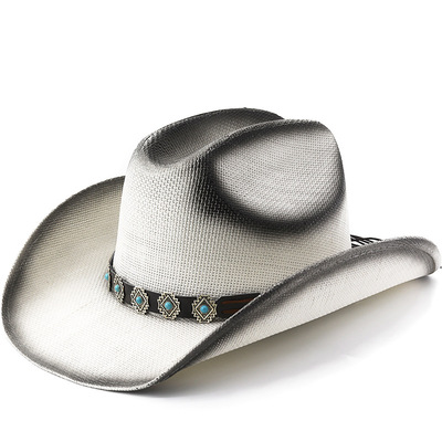 时尚宽檐帽Jazz Hats CowboyWide Brim Men Hat Panama Women