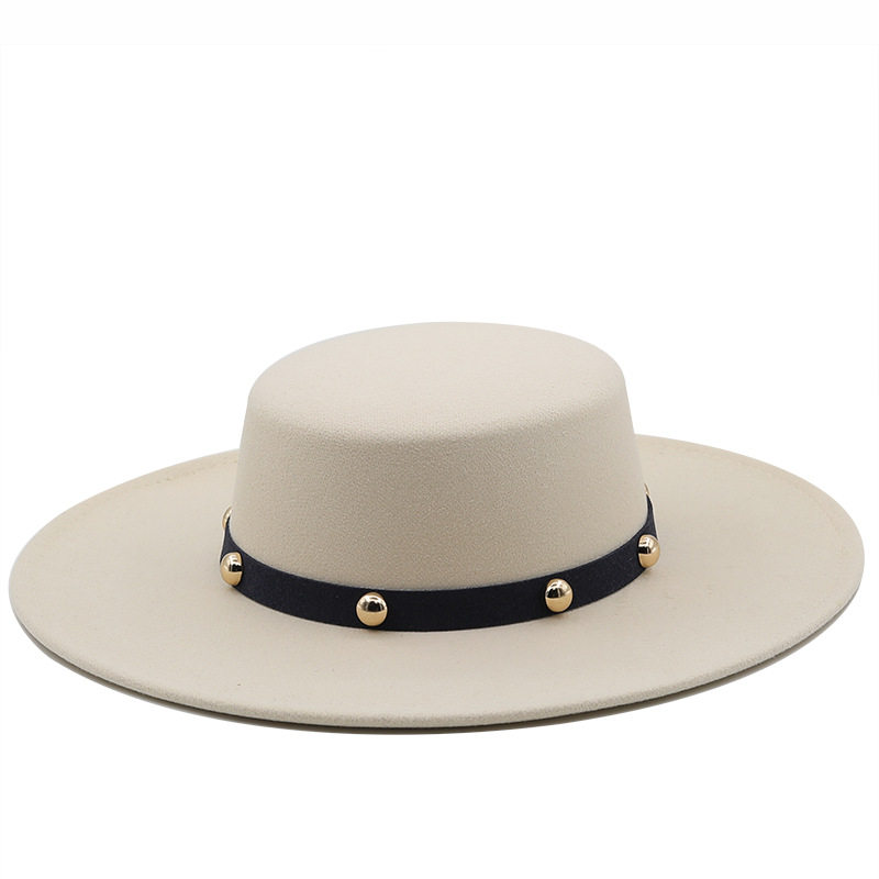 拍照宽帽檐礼帽Jazz Hat Hip Pop Bohemian Hat Women Men Sun