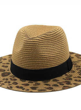 防晒时尚草帽wide brim men hat panama cowboy hats women